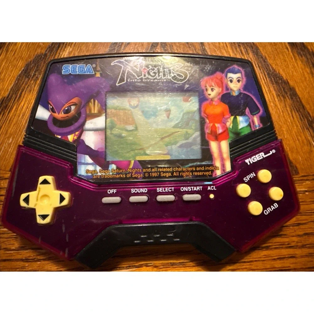 Nights Into Dreams Sega Pocket Arcade Tiger Electronic 1997 Handheld Vintage NEW